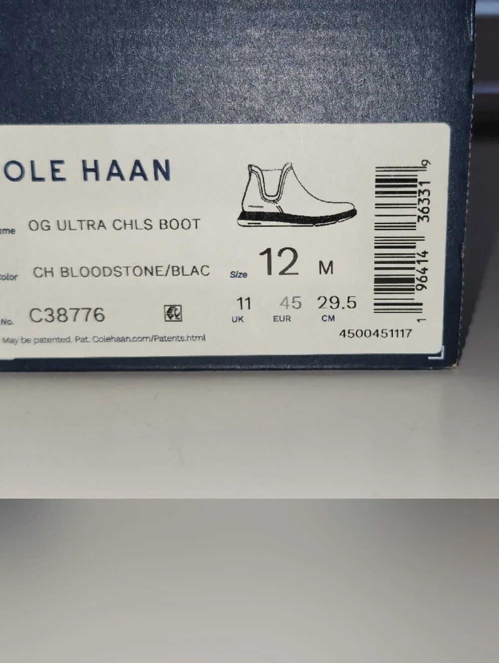 Cole Haan Men's Wine Leather Slip-On Loafers